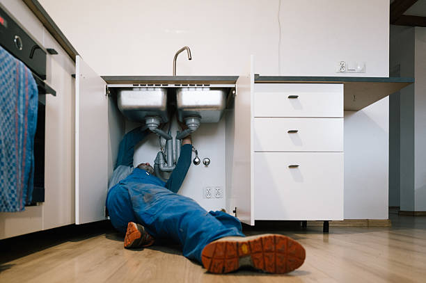 Professional Drain Cleaning technician working in Saint Helena, CA